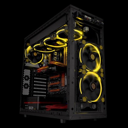 Ventola 120x120 Thermaltake Riing 12 LED Yellow (rt)