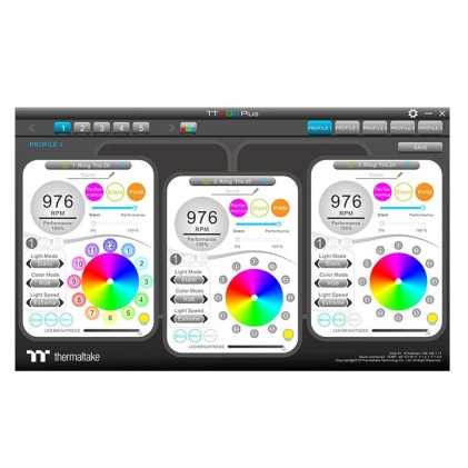 Thermaltake Riing Trio 20 RGB Premium Edition Computer case Ventilatore 20 cm Nero