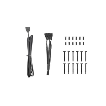 Thermaltake Pure 12 ARGB Sync Radiator Fan White TT Premium Edition Ventilatore 12 cm Bianco 3 pz