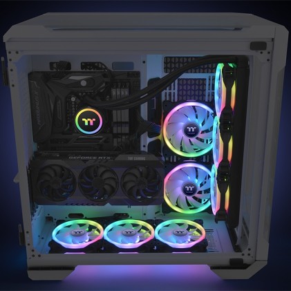 Thermaltake SWAFAN 12 RGB Case per computer Ventilatore 12 cm Nero 3 pz