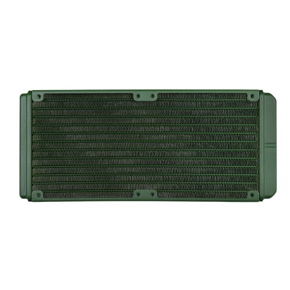 Thermaltake CL-W319-PL12RG-A sistema di raffreddamento per computer Processore Raffreddatore di liquidi tutto in uno 12 cm Verde 1 pz