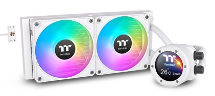 Thermaltake TH280 V2 Ultra EX ARGB Processore Raffreddatore di liquidi tutto in uno 14 cm Bianco 1 pz