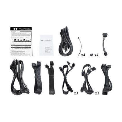 Thermaltake TTP-1200AH3FCG alimentatore per computer 1200 W 24-pin ATX ATX Nero