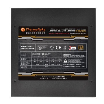 Thermaltake SPS-730M alimentatore per computer 730 W 20+4 pin ATX ATX Nero