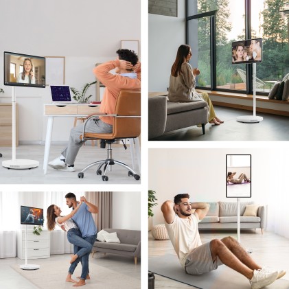 Tv 27 Thomson Go Tv Touch Webcam Portatile Smart Android Pivot