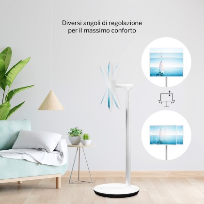 Tv 32 Thomson Go Tv Stand Rotelle Portatile Smart Android Tv