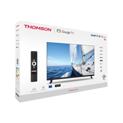 Tv 32 Thomson Hd Frameless Smart T2/C2S2 Google Tv 32Hg2S14