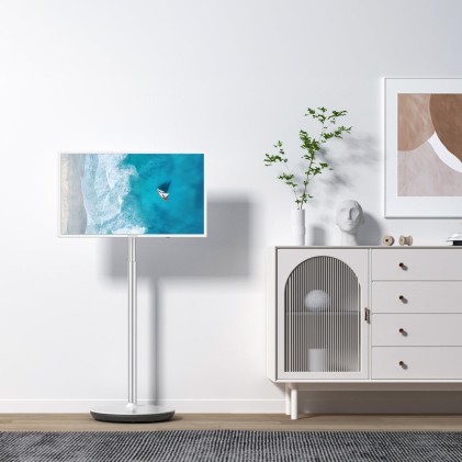 Tv 32 Thomson Go Tv Stand Rotelle Portatile Smart Android Tv 5,0 Ant