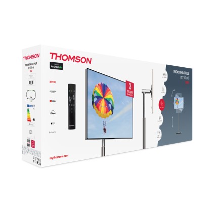 Tv 32 Thomson Go Tv Touch Stand 4K Portatile Smart Android Pivot Uhd