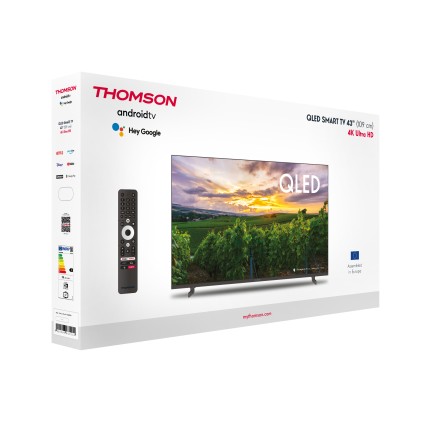 Tv 43 Thomson 4K Qled Smart Uhd T2/C2S2 Android 11 Frameless