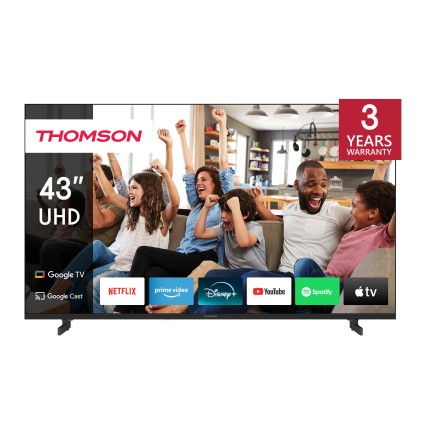 Tv 43 Thomson 4K  Smart Uhd T2/C2S2 Google Tv Frameless