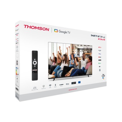 Tv 43 Thomson 4K  Smart Uhd T2/C2S2 Google Tv Frameless