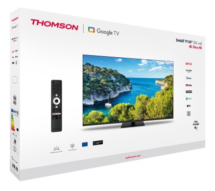 Tv 50 Thomson 4K  Smart Uhd T2/C2S2 Google Tv Frameless Piede