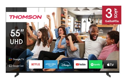 Tv 55 Thomson 4K  Smart Uhd T2/C2S2 Google Tv Frameless