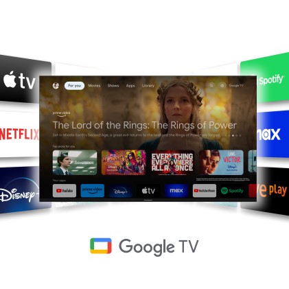 Tv 55 Thomson 4K  Smart Uhd T2/C2S2 Google Tv Frameless