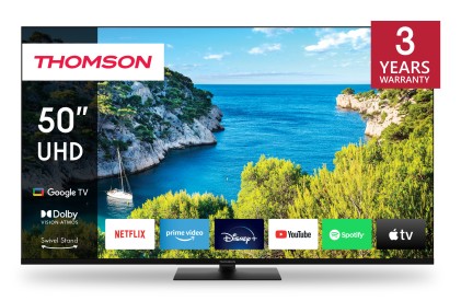 Tv 55 Thomson 4K  Smart Uhd T2/C2S2 Google Tv Frameless Piede