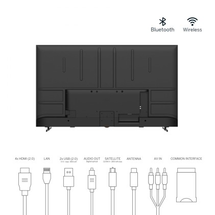 Tv 65 Thomson 4K Frameless Smart T2/C2S2 Android 11 Uhd