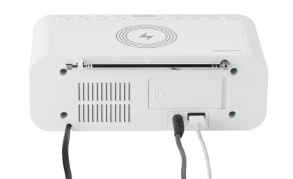 Thomson CR221I radio Orologio Digitale Bianco