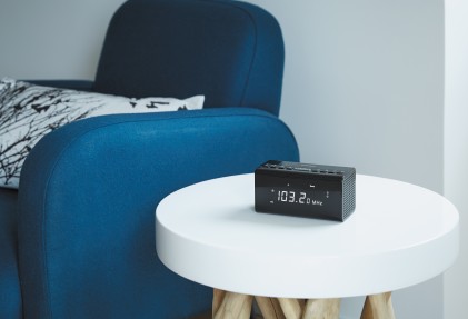 Thomson CR50 radio Orologio Nero