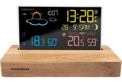 Thomson CT610 stazione meteorologica digitale Legno LCD CA/Batteria