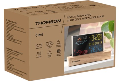 Thomson CT610 stazione meteorologica digitale Legno LCD CA/Batteria