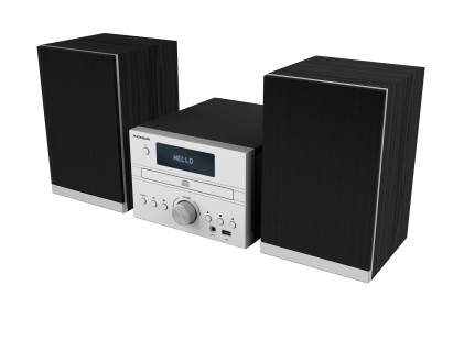 Thomson MIC122BT set audio da casa Microsistema audio per la casa 50 W Nero, Argento