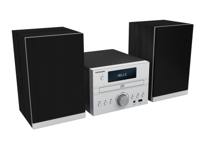 Thomson MIC122BT set audio da casa Microsistema audio per la casa 50 W Nero, Argento