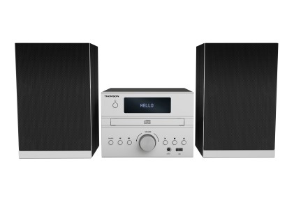 Thomson MIC122BT set audio da casa Microsistema audio per la casa 50 W Nero, Argento