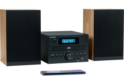 Thomson MIC122BT Microsistema audio per la casa 10 W Nero, Argento