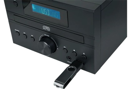 Thomson MIC122BT Microsistema audio per la casa 10 W Nero, Argento