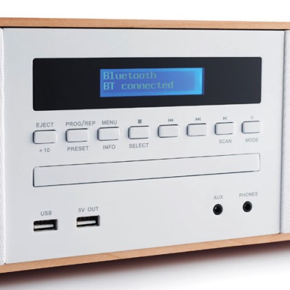 Thomson MIC201IBT set audio da casa Microsistema audio per la casa 50 W Bianco