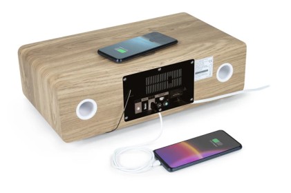 Thomson MIC301IBT set audio da casa Microsistema audio per la casa 10 W Bianco, Legno