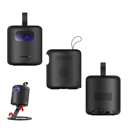 Proiettore Thomson Portatile Smart Batetrua  Led 350Nit Ottica Corta