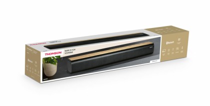 Thomson SB402BT altoparlante soundbar Nero, Legno 200 W