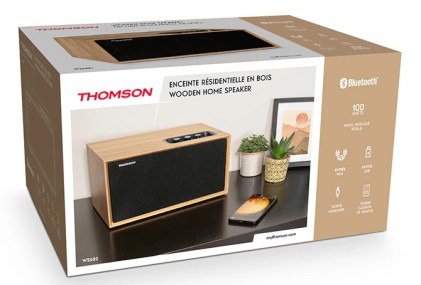 Thomson WS502 set audio da casa Microsistema audio per la casa Nero, Legno