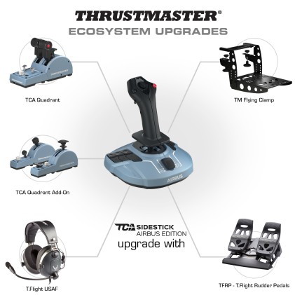 Strumentazione Simulatore Volo Thrustmaster 2960840 Airbus Tca Quadran