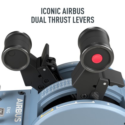 Strumentazione Simulatore Volo Thrustmaster 2960840 Airbus Tca Quadran