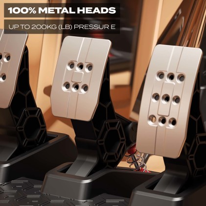 Pedaliera Simulatore Guida Thrustmaster 4060210 T3Pm Black E Silver