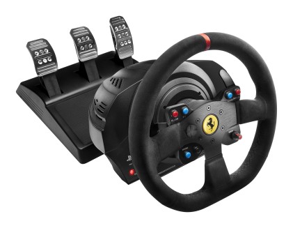 Volante E Pedaliera Simulatore Guida Thrustmaster 4160652 Ferrari Vola