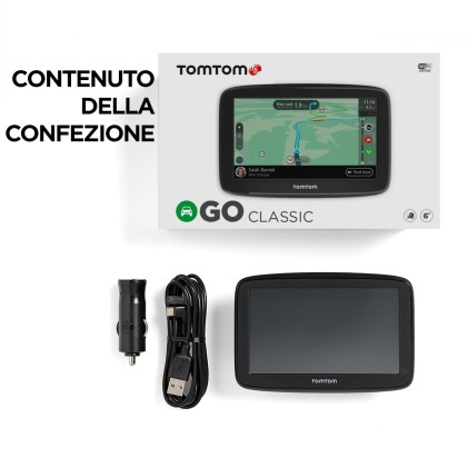 Navigatore Gps Tomtom 1Ba6.002.20 Go Classic 6 Black