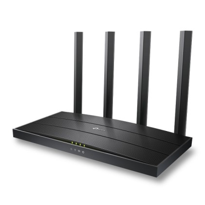 Router Wifi6 Ax1500 1201/300Mbp Dua 1P Gbit Wan 4P Gbit Lan 4 Antenne