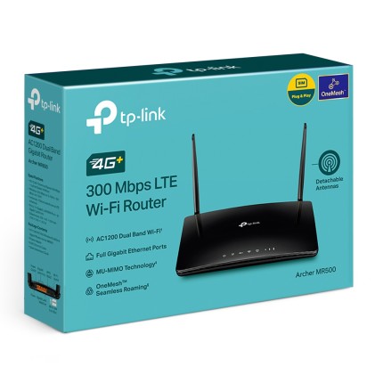 Router Ac1200 Wireless 4G Lte 3P10/100 3Ant.Int+2 Ant Lte