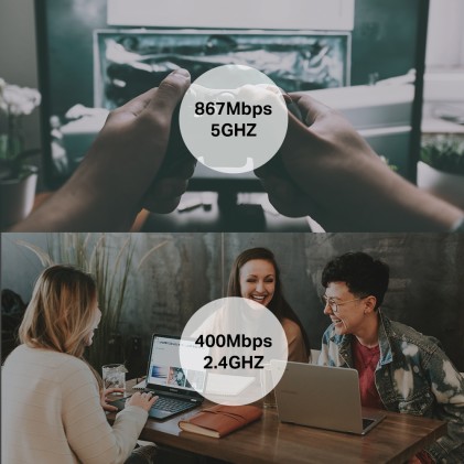 Scheda Ac1300 Usb Mini-Size Usb3.0 1 Antenna Interna