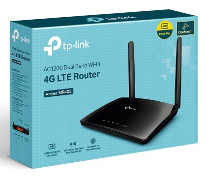 TP-Link Archer MR402 router wireless Fast Ethernet Dual-band (2.4 GHz/5 GHz) 4G Nero