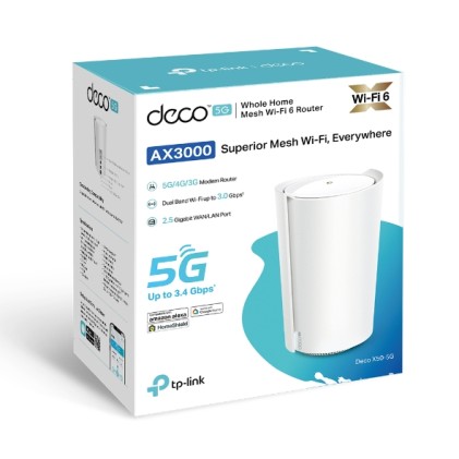 Router Ax3000 Mesh Wifi6 5G System Int.Ant 1X2.5 Gb Port 2Xgigabit P