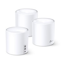 TP-LINK Deco X60 AX3000 Wi-Fi 6 Whole-Home Mesh System 3-pack Quad-core CPU 2x GE RJ45 4x int.antennas MU-MIMO (P)