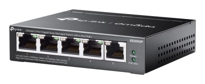 Switch Omada 5-Portgb Easy Man 4Poe 4Xgb Poe+P 1Gb Nno Poe Fanless Sdn
