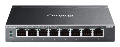 Switch Omada 8-Portgb Poe Managed 8Xgb Rj45P Desktop Steel Integ Sdn