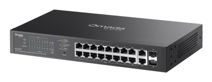 Switch 20P Gigabit Mananaged Omada 16P Poe 2P Non Poe 2Sfp Cloud Omada