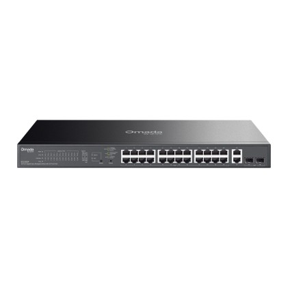 TP-Link ES228GP switch di rete Gestito L2 Gigabit Ethernet (10/100/1000) Supporto Power over Ethernet (PoE) Nero